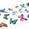Wrapables Washi Stickers Sets for Scrapbooking, DIY Crafts for Stationery, Diary, Card Making